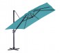 Toile pour parasol déporté rectangulaire SUNKING 4x3m - Bleu Canard